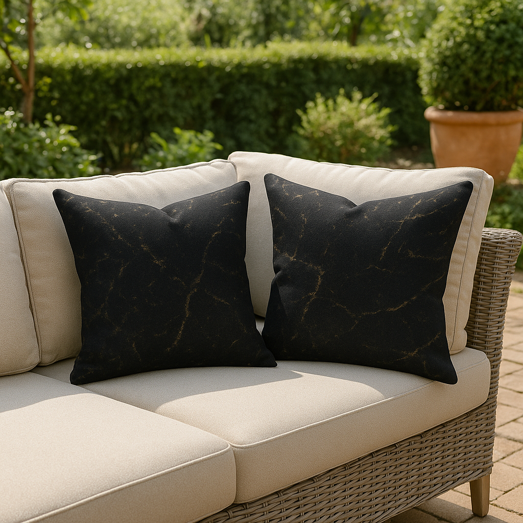 Cushion || Velvet || Black || 45*45cm - Image 3