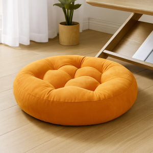 Cushion || Floor cushions || Rounded || Orange || 45*45cm