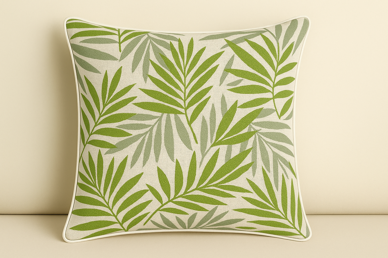 Cushion || Outdoor || Printed || Green || 45*45cm