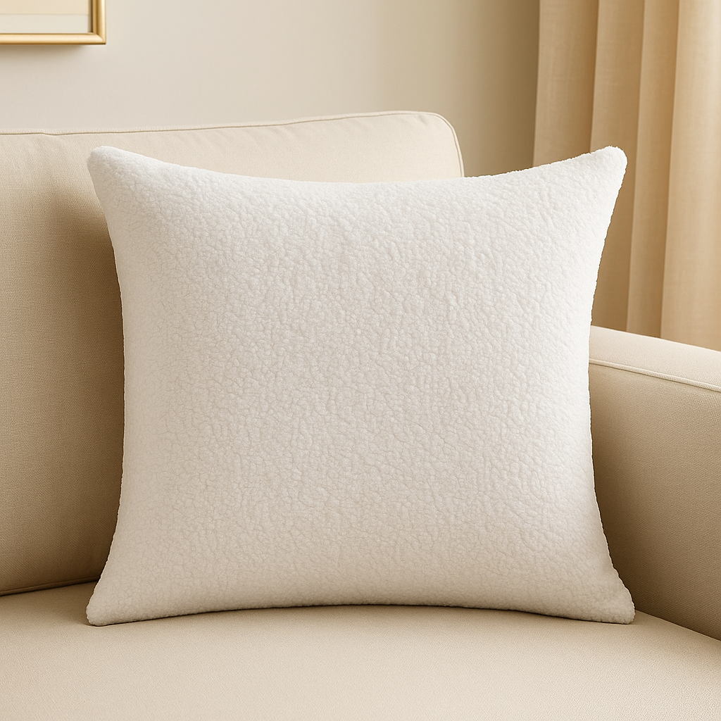 Cushion || Boucle || White || 45*45cm - Image 3