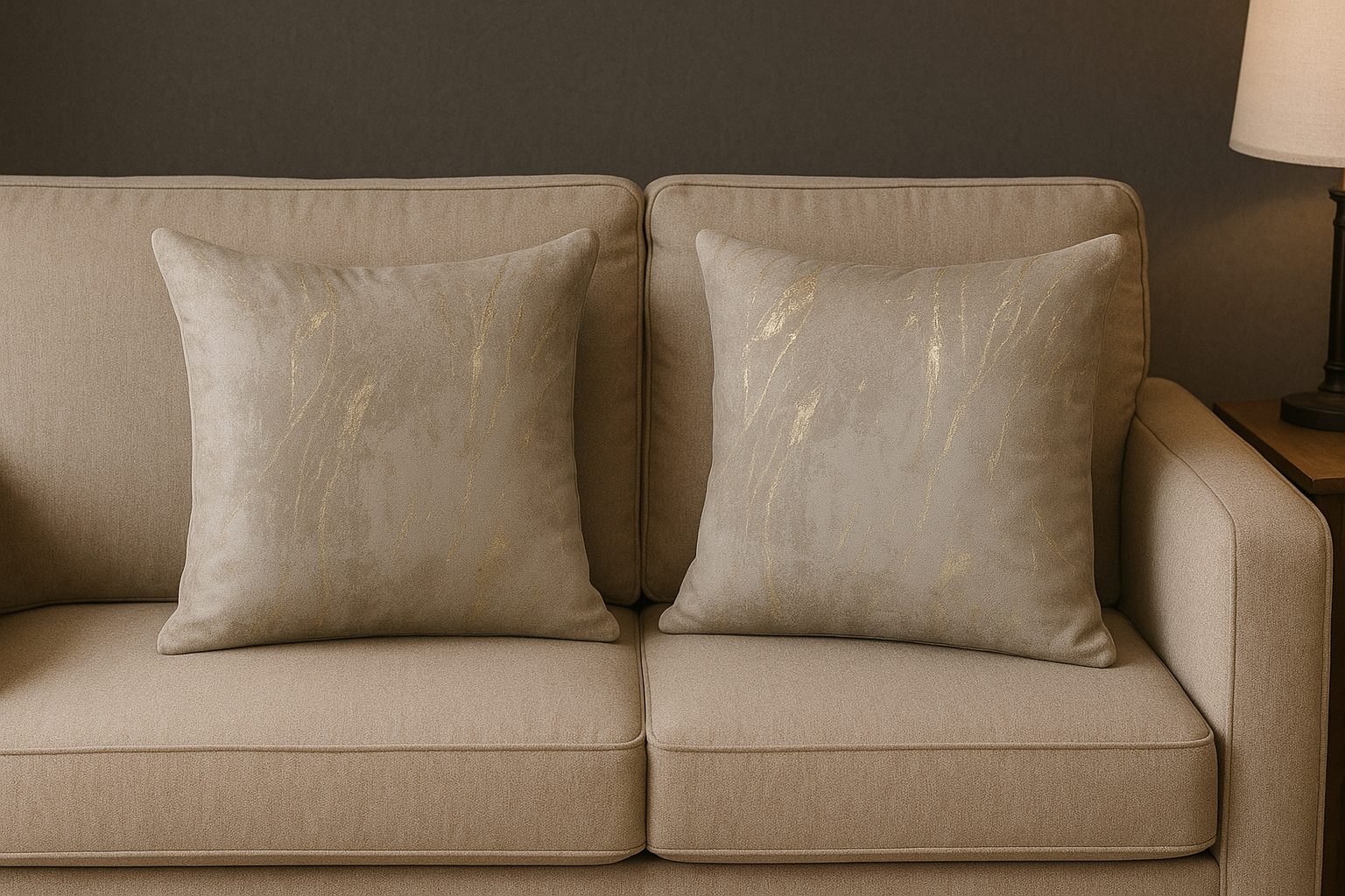 Cushion || Velvet || Gray|| 45*45cm - Image 6