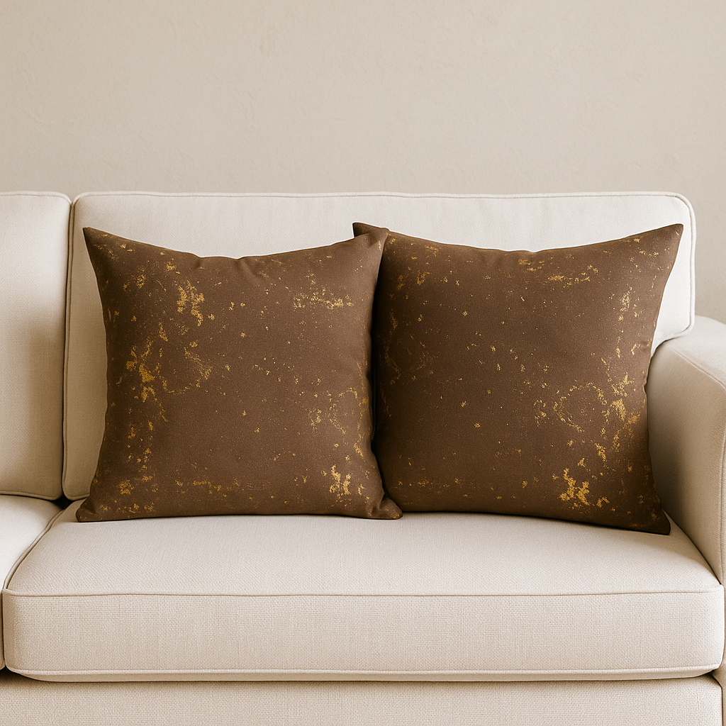 Cushion || Velvet || Brown || 45*45cm - Image 4