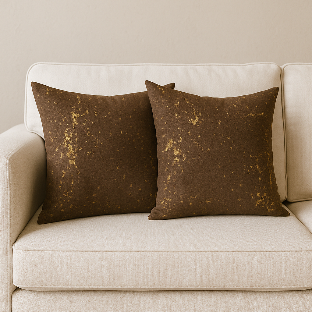 Cushion || Velvet || Brown || 45*45cm - Image 3