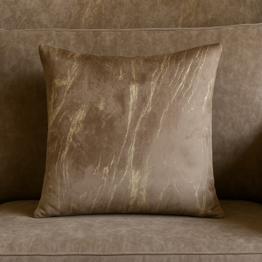 Cushion || Velvet || Light Brown || 45*45cm - Image 3