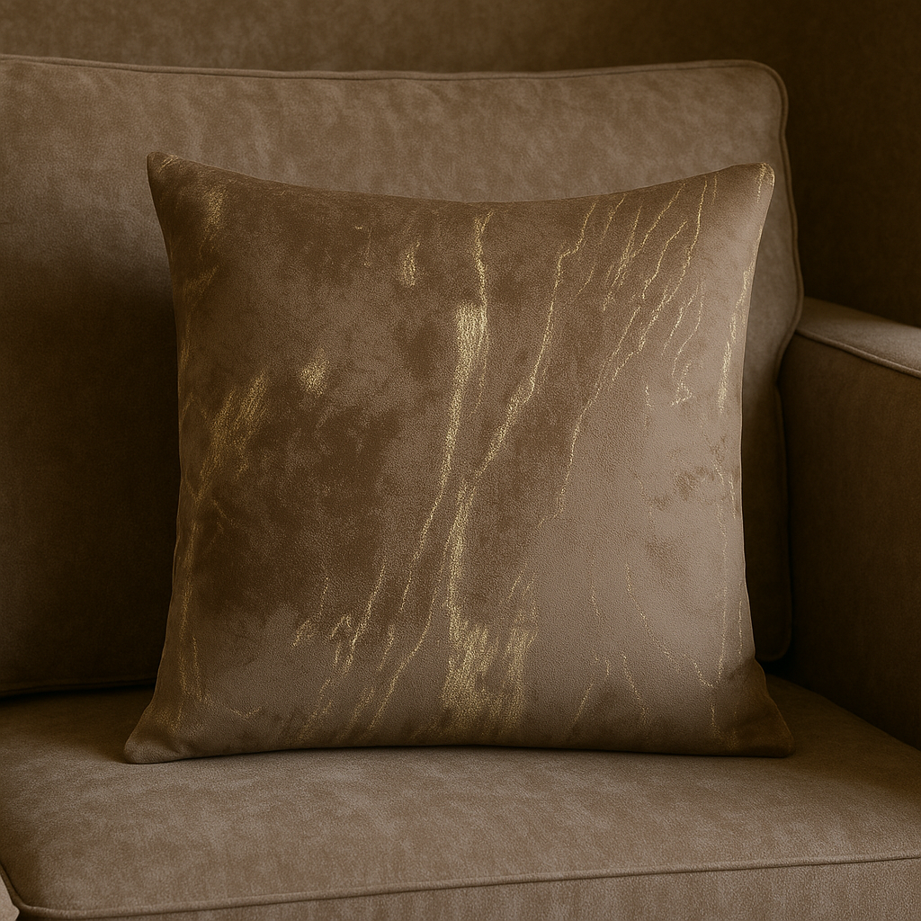 Cushion || Velvet || Light Brown || 45*45cm - Image 2