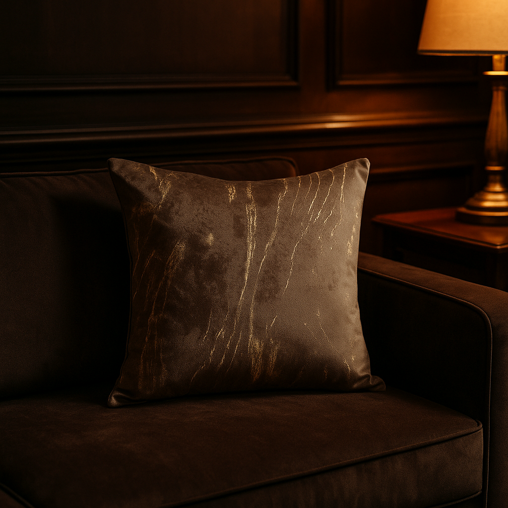 Cushion || Velvet || Light Brown || 45*45cm - Image 5