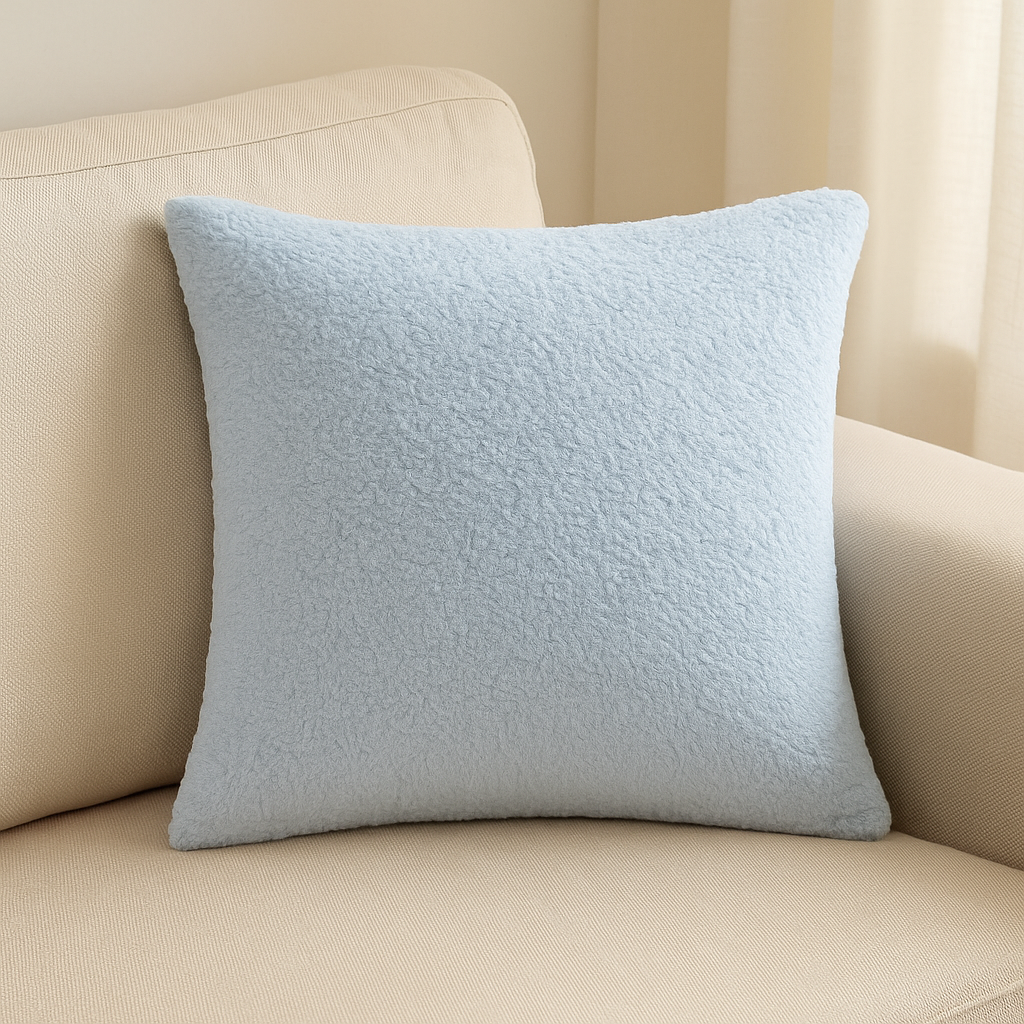 Cushion || Boucle || Sky Blue || 45*45cm - Image 4