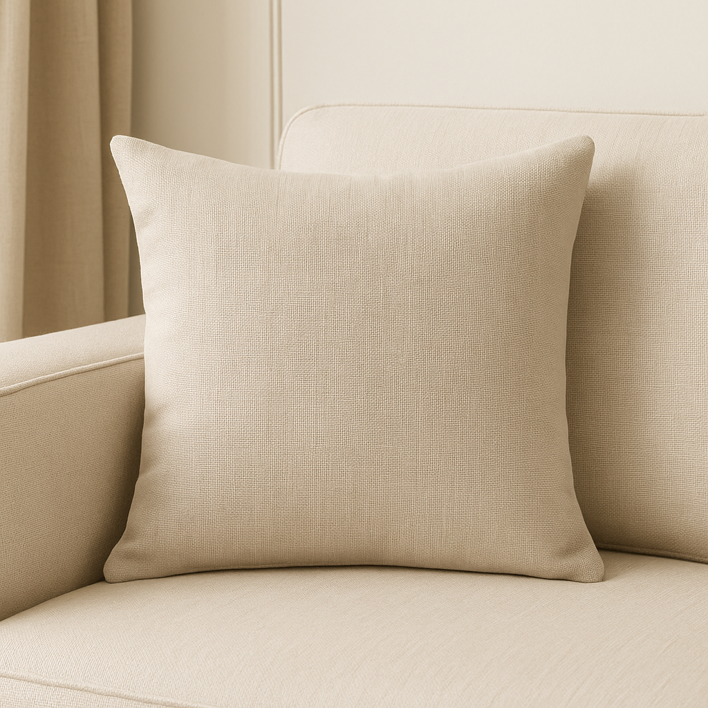 Cushion || Lining Finishing || Cream || 45*45cm - Image 3