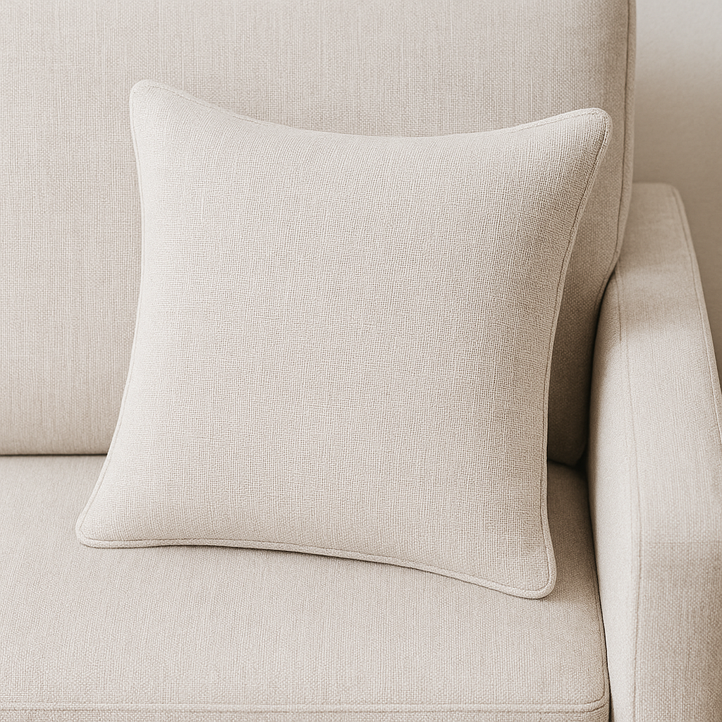 Cushion || Lining Finishing || Beige || 45*45cm - Image 3