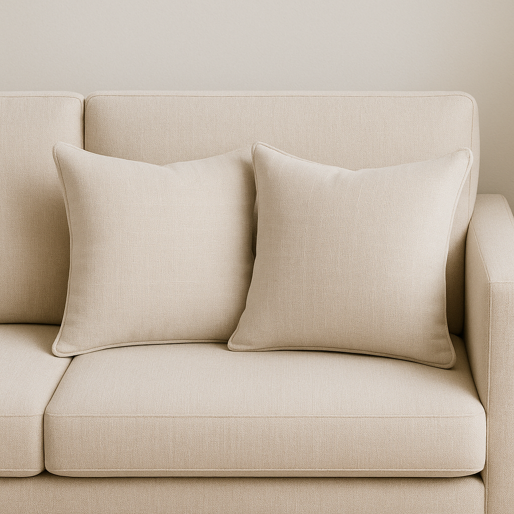 Cushion || Lining Finishing || Beige || 45*45cm - Image 5