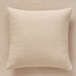 Cushion || Lining Finishing ||  warm Cream || 45*45cm