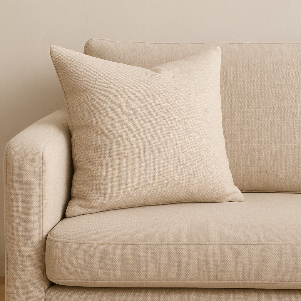 Cushion || Lining Finishing || warm Cream || 45*45cm - Image 2