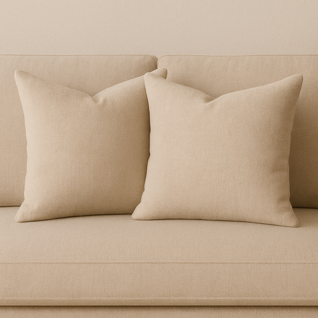 Cushion || Lining Finishing || warm Cream || 45*45cm - Image 4