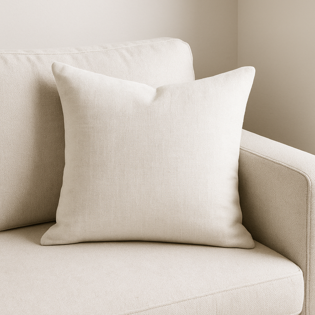 Cushion || Lining Finishing || Frost White || 45*45cm - Image 2