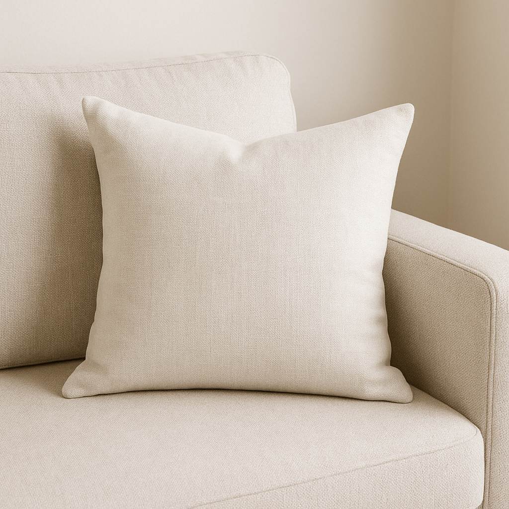 Cushion || Lining Finishing || Frost White || 45*45cm - Image 3