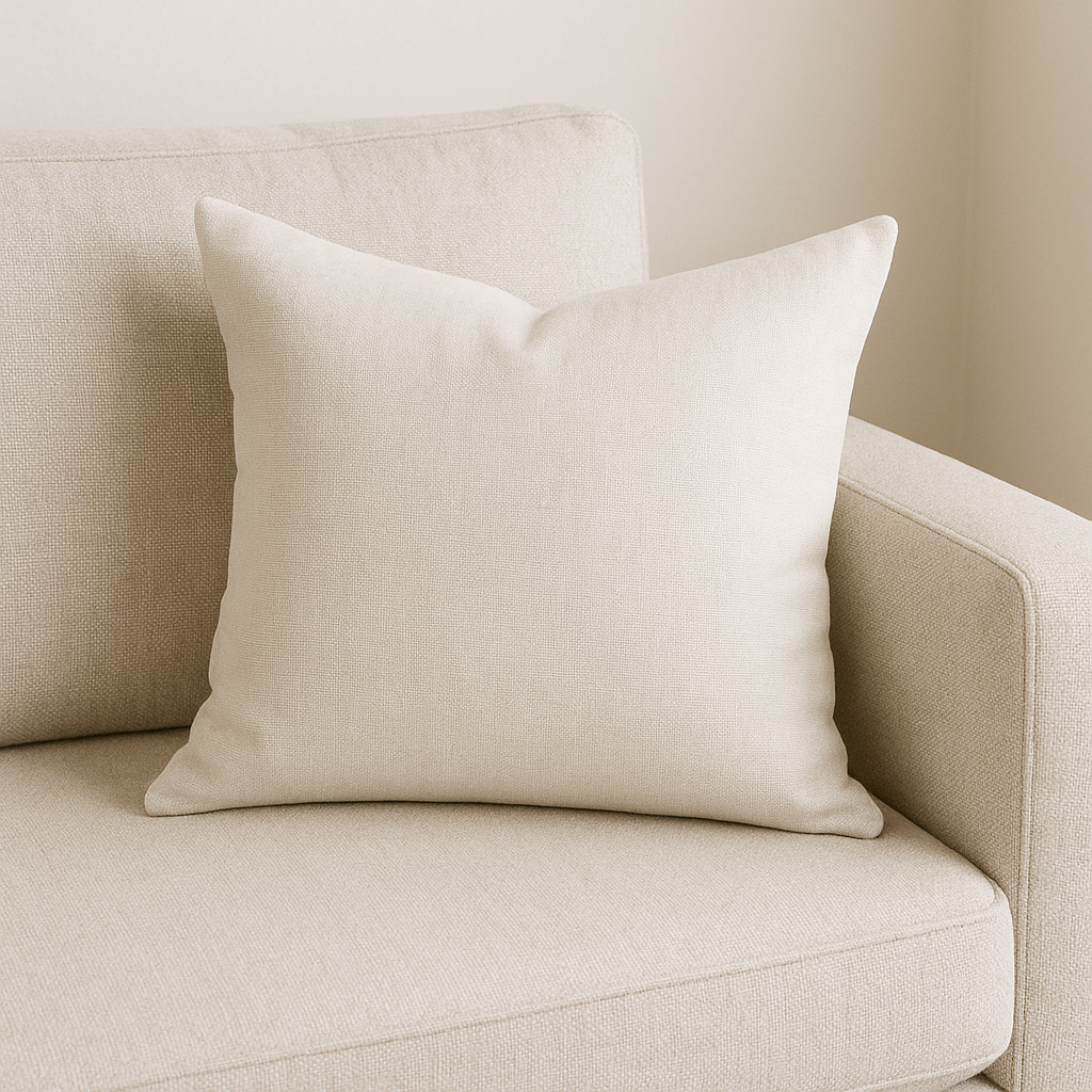 Cushion || Lining Finishing || Frost White || 45*45cm - Image 4