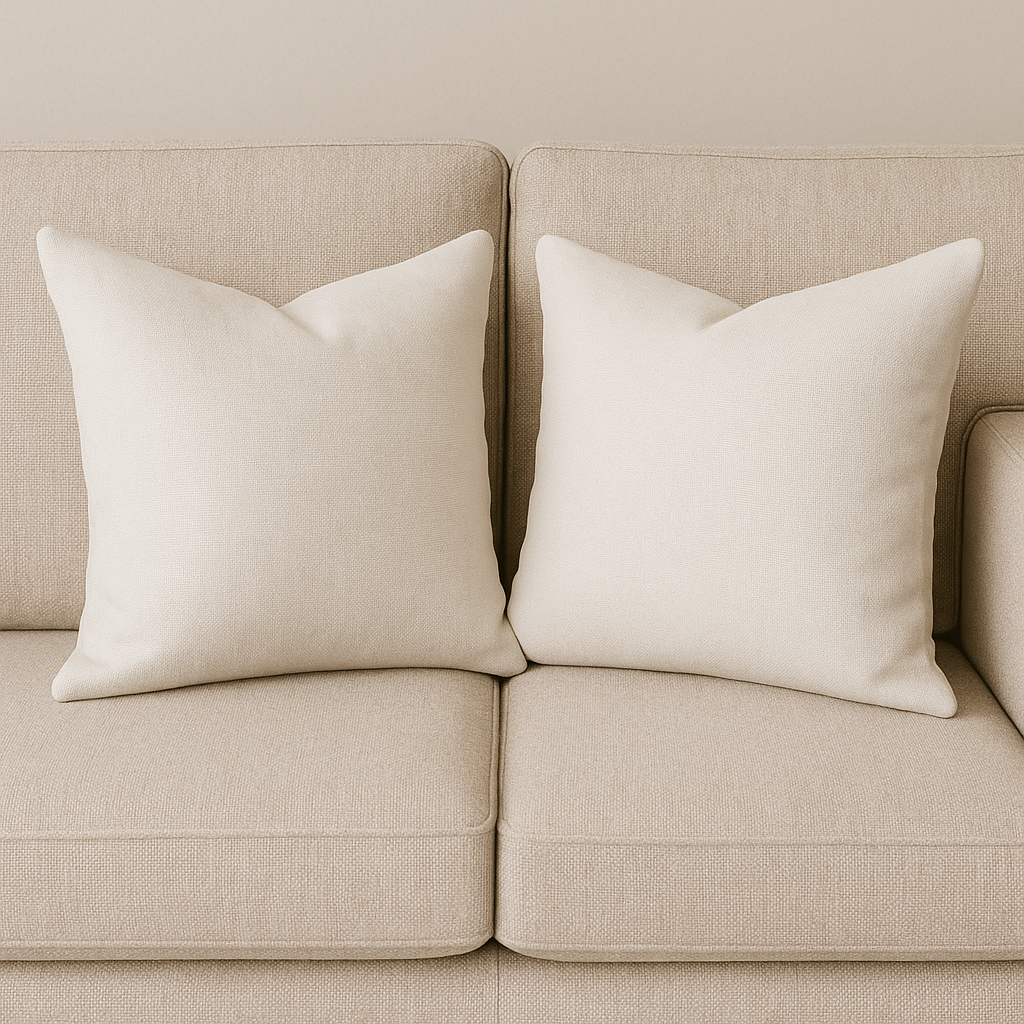 Cushion || Lining Finishing || Frost White || 45*45cm - Image 5