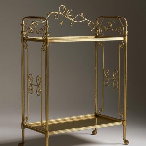 Heirloom Gold Metal Folding Shelf