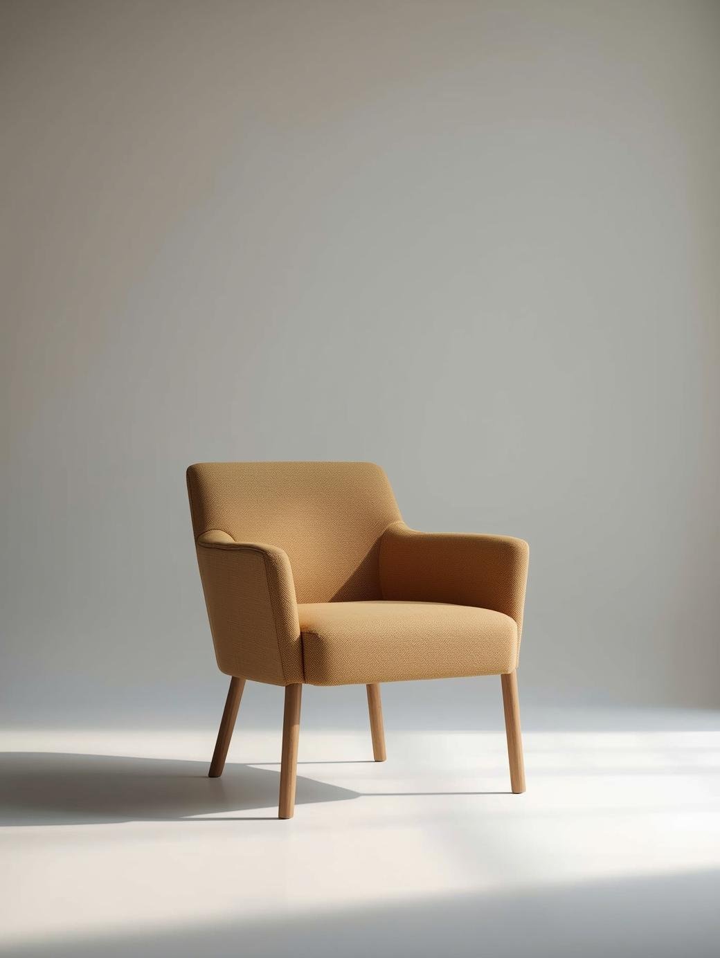 Roxanne Tufted Natural Accent Chair - Image 2